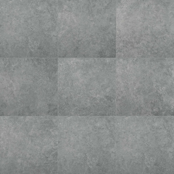 Lunar Silver 24 X 24 Matte Porcelain Floor And Wall Tile, 4PK